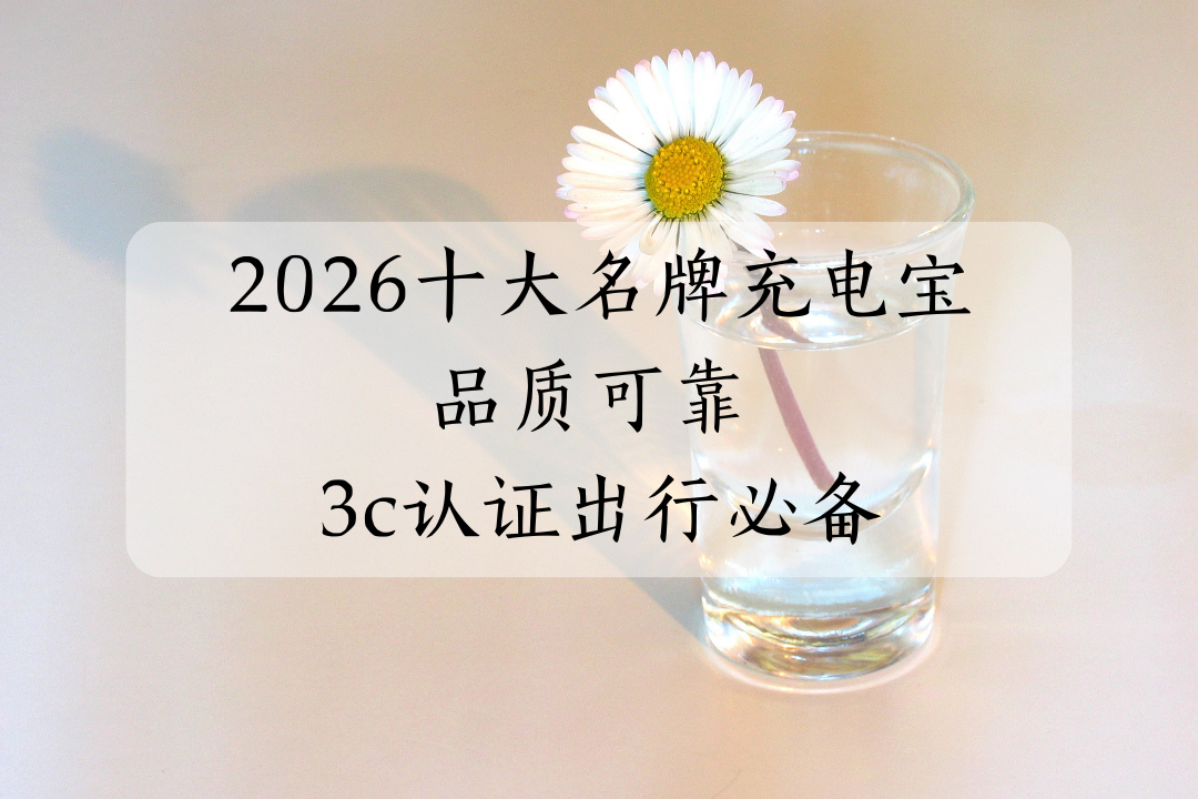 2026十大名牌充电宝：这十款充电宝品质可靠 3c认证出行必备